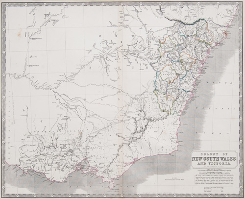 Colony of New South Wales and Victoria 1850